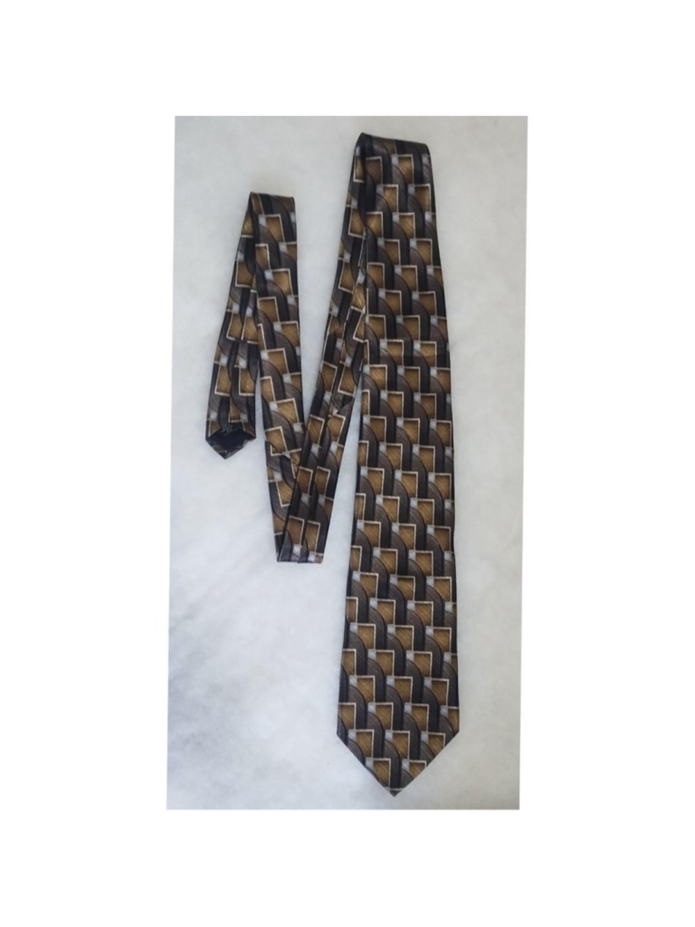 Stafford brown and black silk tie #silk #tie #luxury #silktie